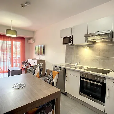 Apartmán Bel F2 Climatise, Terrasse, Parking, A 50m Des Thermes De Lamalou-les-bains, Animaux Acceptes - Fr-1-451-193