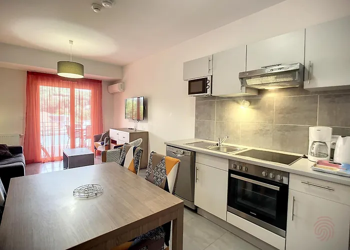 Apartment Bel F2 Climatise, Terrasse, Parking, A 50m Des Thermes De Lamalou-les-bains, Animaux Acceptes - Fr-1-451-193